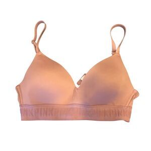 Victoria's Secret Pink Peach Blush color T-Shirt Bra size 32B